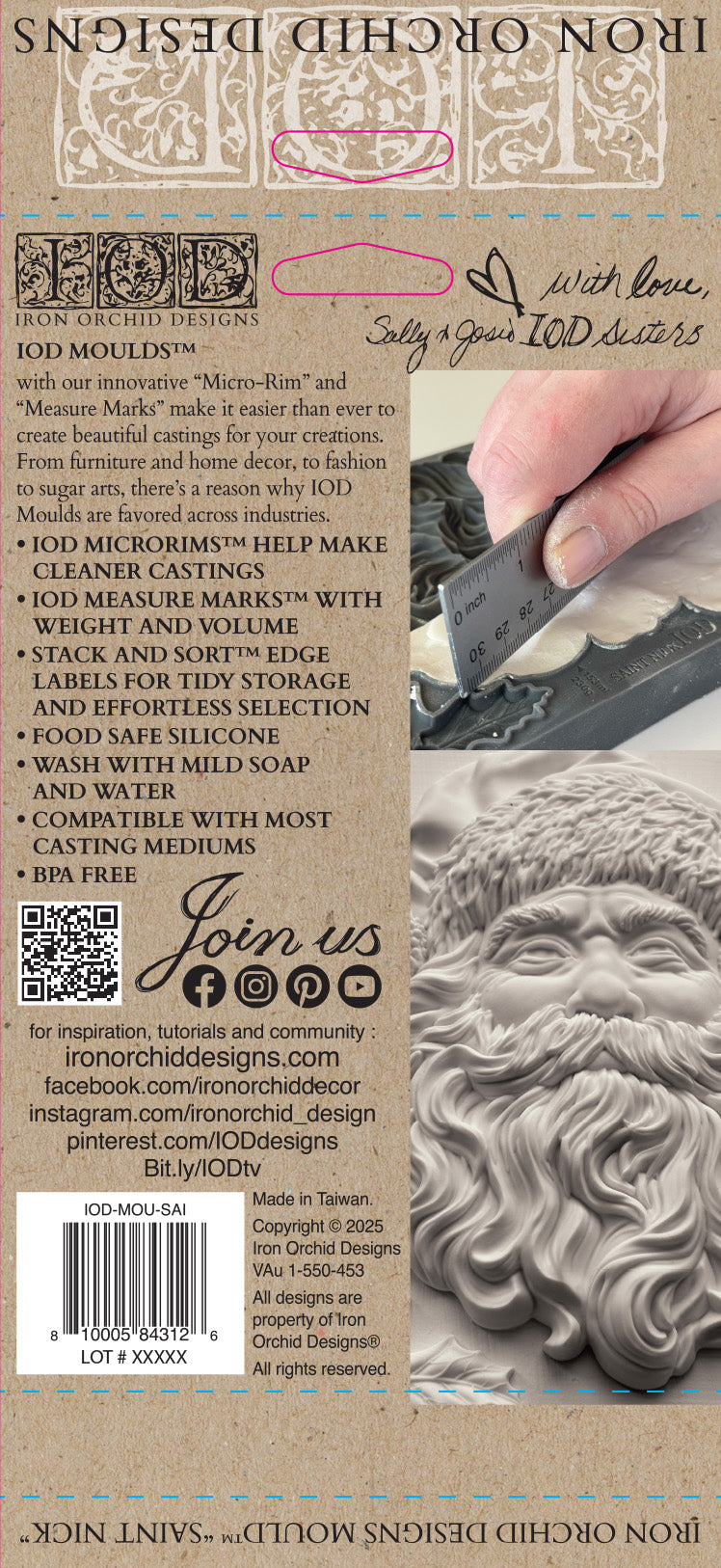 Saint Nick 5x7 Mould