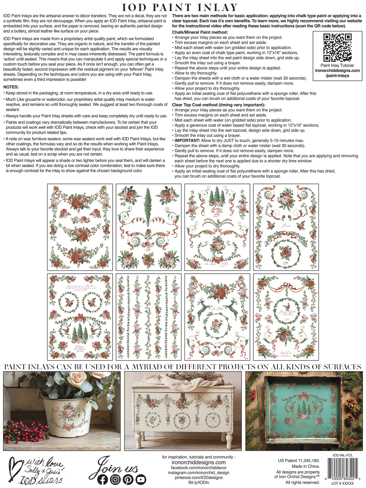 La Folie 12x16 Paint Inlay Pad