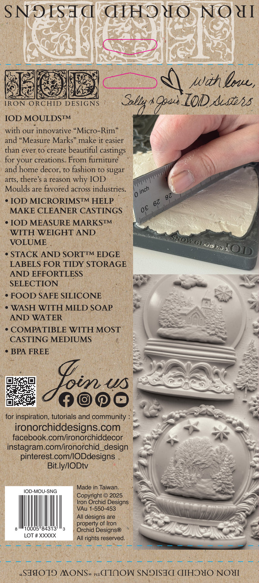 Snow Globes 6x10 Mould