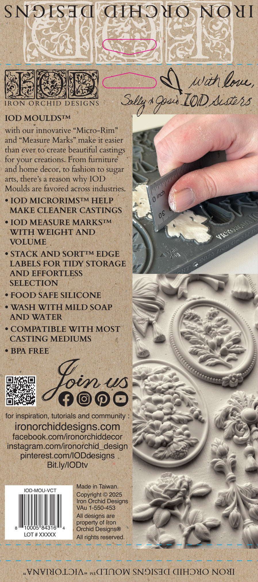Victoriana 6x10 Mould