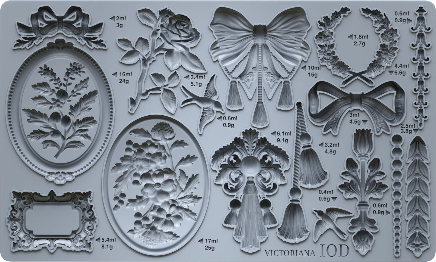 Victoriana 6x10 Mould