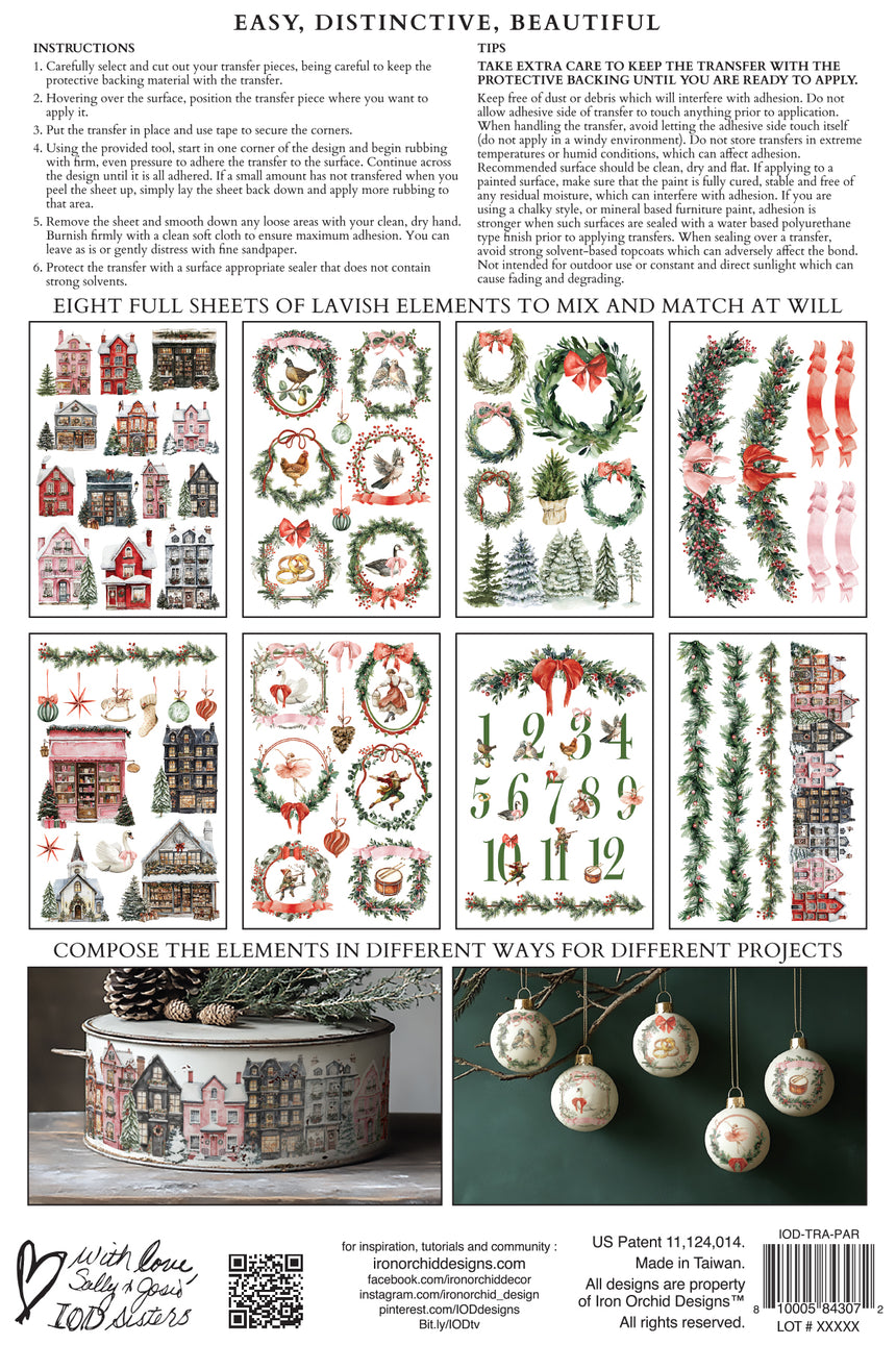 Partridge Lane 8x12 Transfer Pad