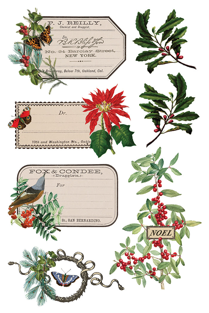 Winter Botanist 8x12 Transfer Pad
