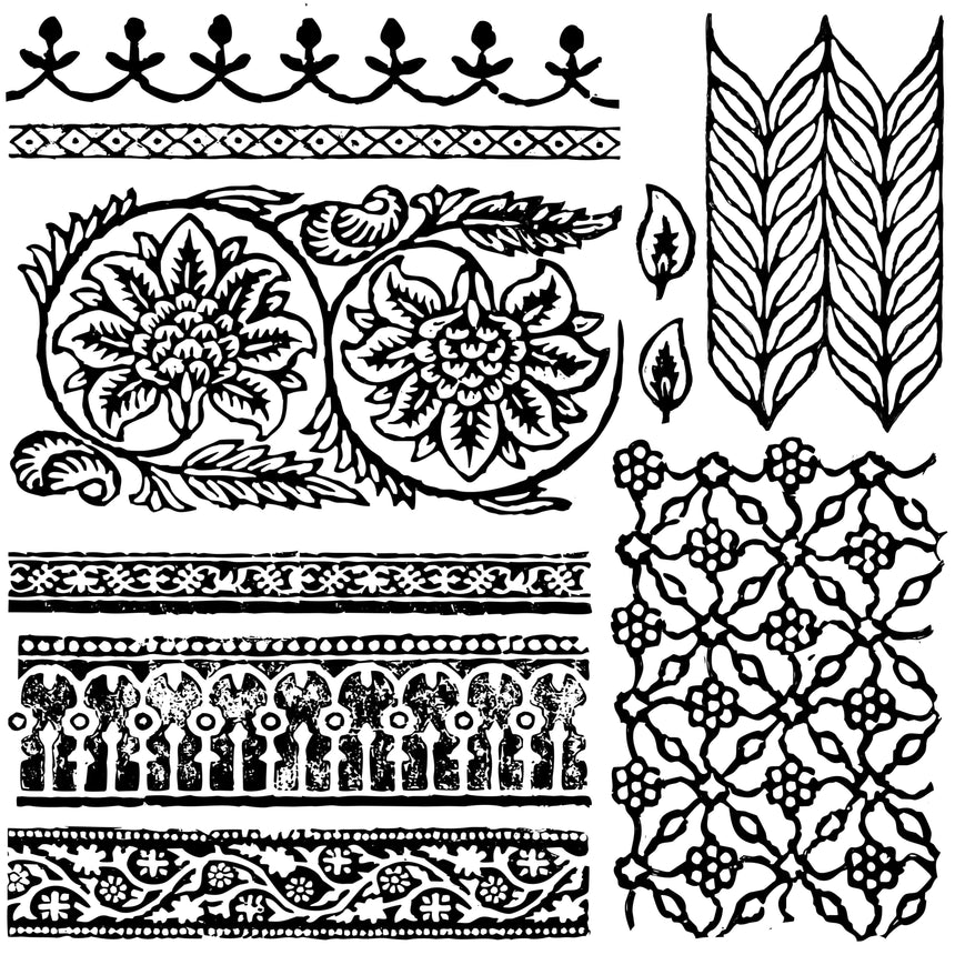 Bohemia 12x12 Decor Stamp - IOD - Mill Creek Mercantile