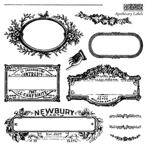 Apothecary Labels stamp
