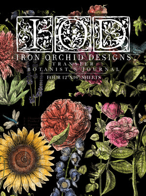 BOTANIST'S JOURNAL IOD TRANSFER 12X16 PAD