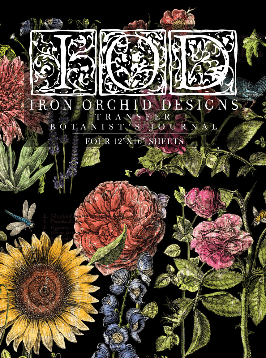 BOTANIST'S JOURNAL IOD TRANSFER 12X16 PAD