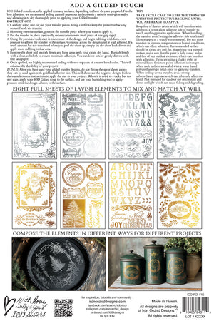 Figgy & Flourish 8x12 Foil Transfer Pad