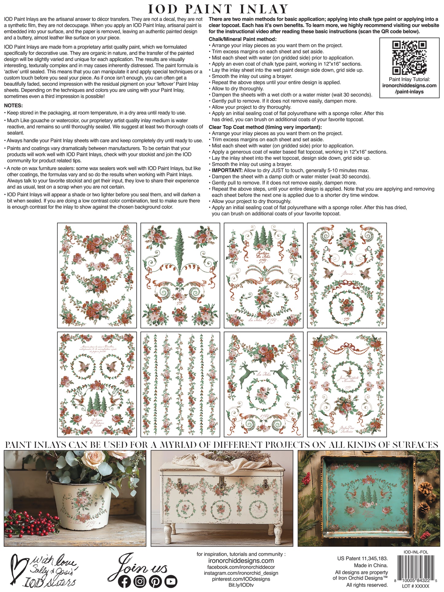 La Folie 12x16 Paint Inlay Pad