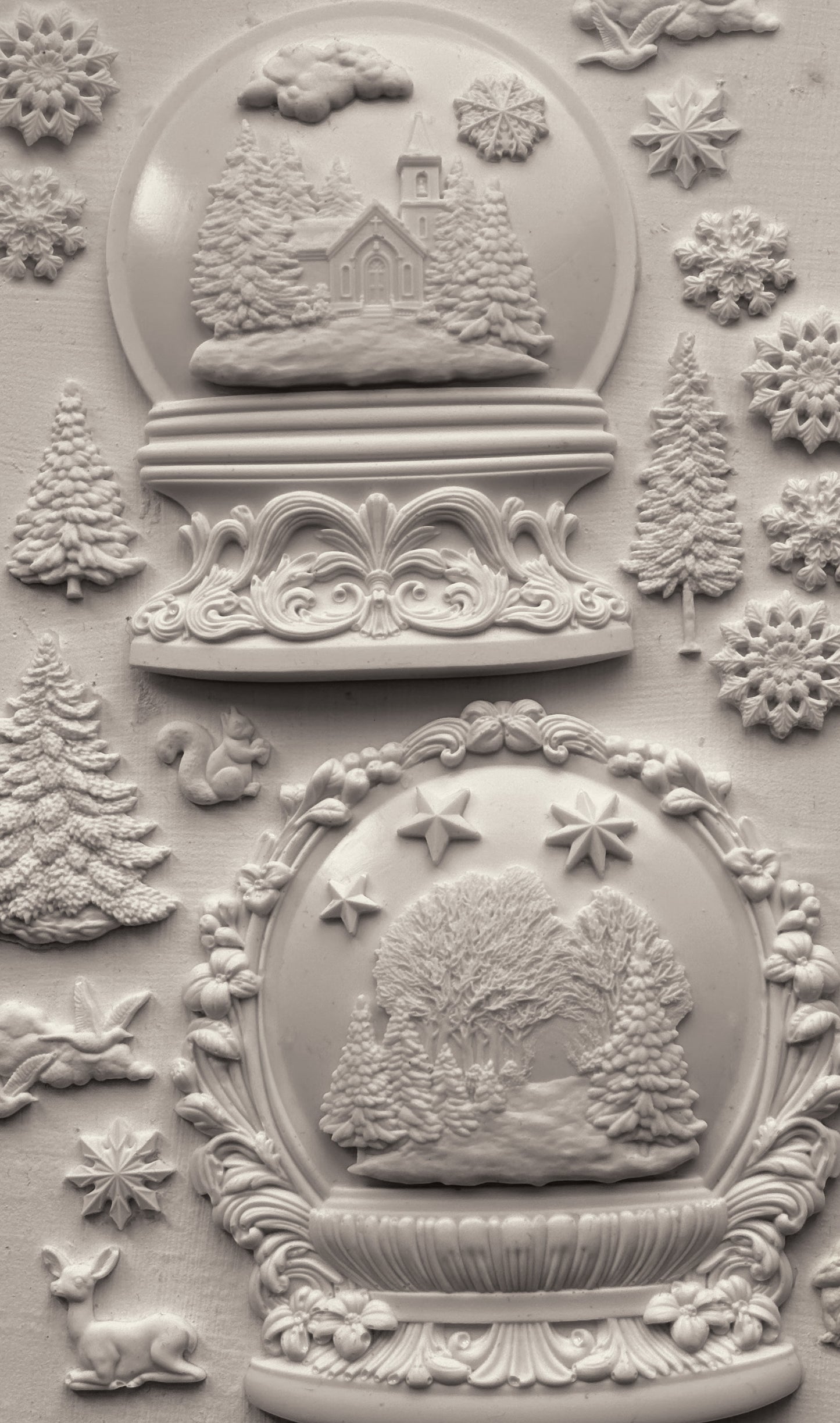 Snow Globes 6x10 Mould