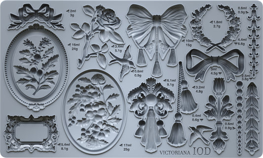 Victoriana 6x10 Mould