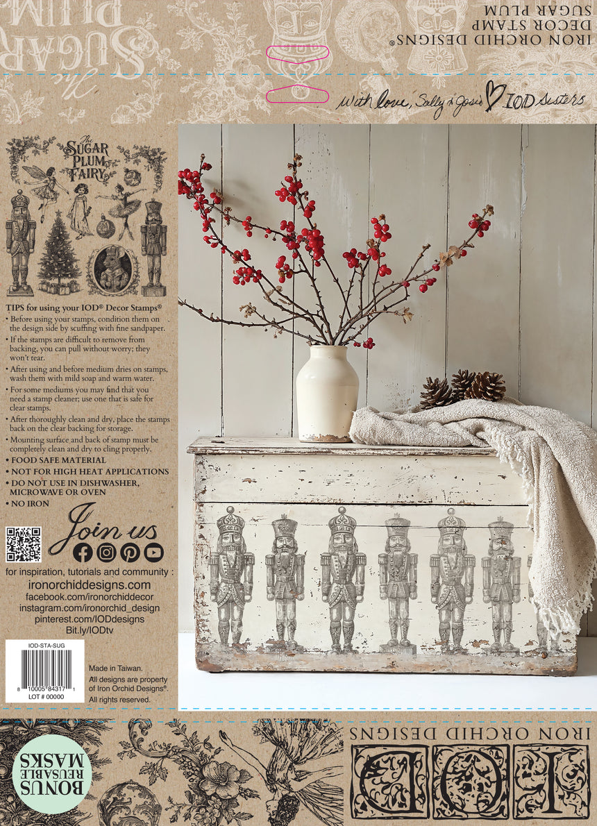 Sugar Plum Fairy 12x12 Stamp