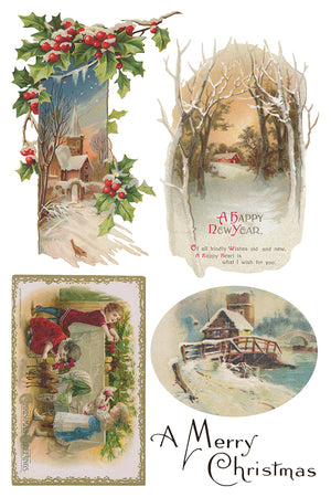 Christmas Joy 8x12 Transfer Pad