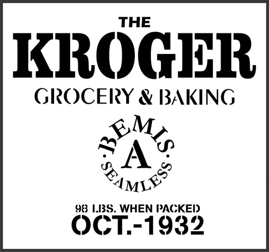 "Kroger" Stencil
