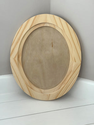 Oval Wood Gallery Blank 12.7 x 15.7