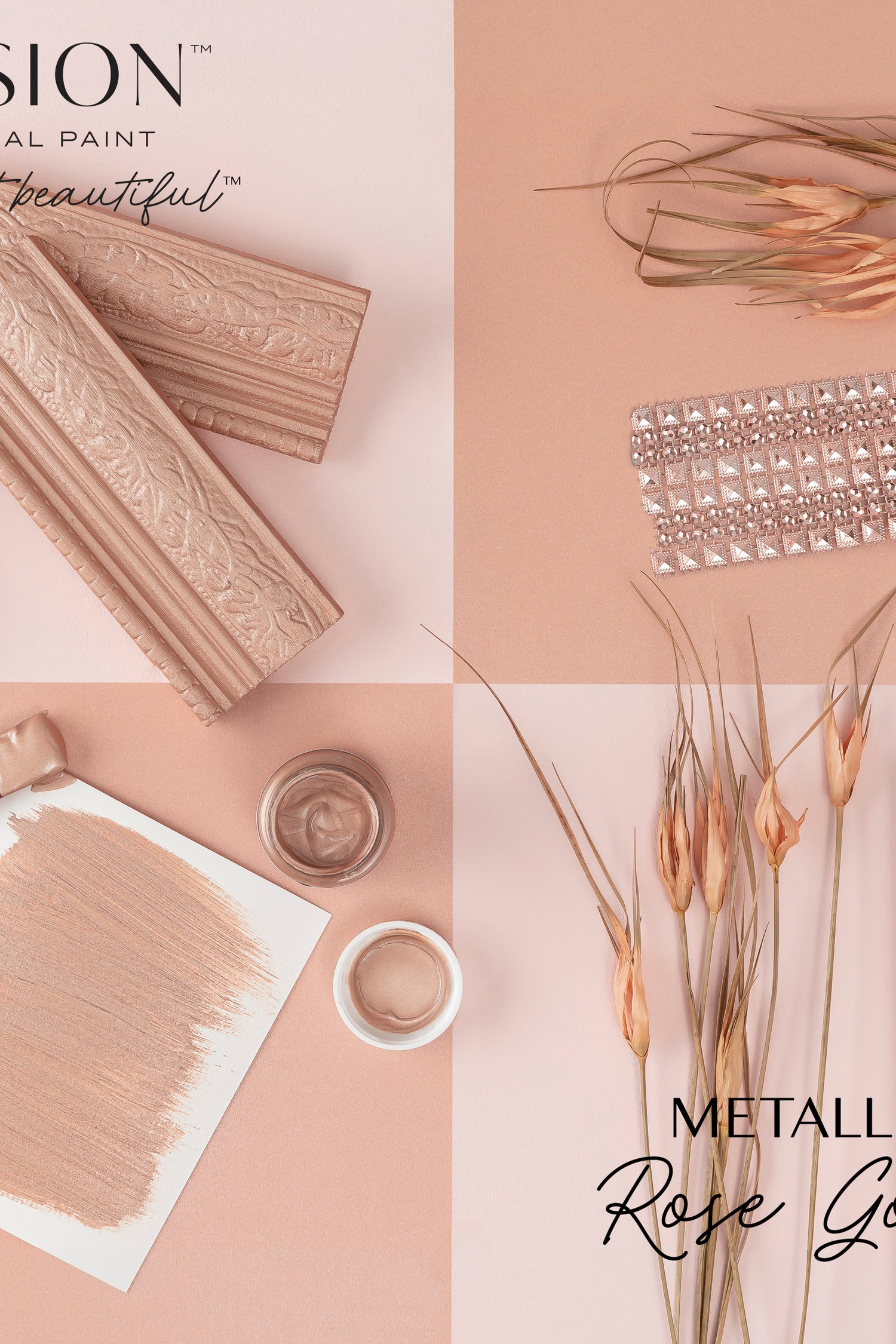 Metallic Rose Gold