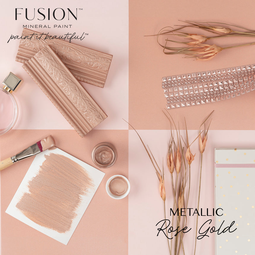 Metallic Rose Gold