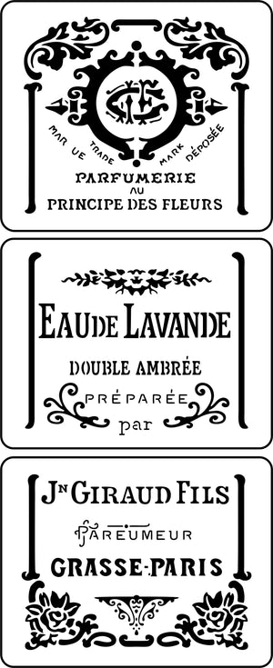 "Parfumerie" Stencil