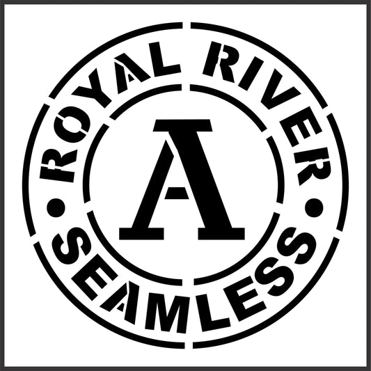 "Royal River" Stencil