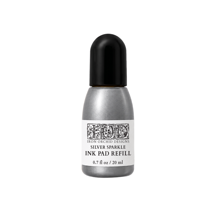 Silver Sparkle Decord Ink Pad Refill