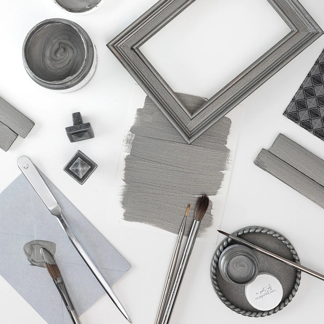 Metallic Brushed Steel