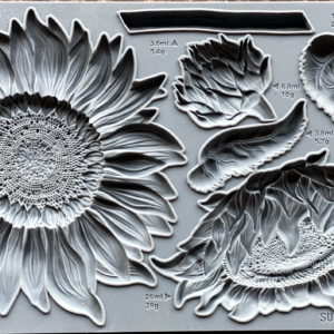 Sunflowers 6x10 IOD Mould - Mill Creek Mercantile