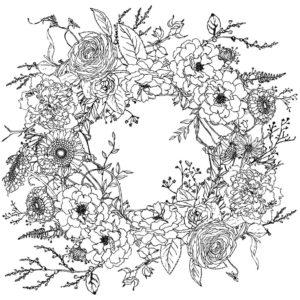 Winter's Song Wreath 24x33 Decor Transfer - IOD - Mill Creek Mercantile