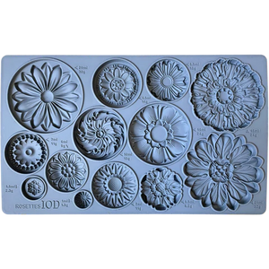Rosettes 6x10 IOD Mould